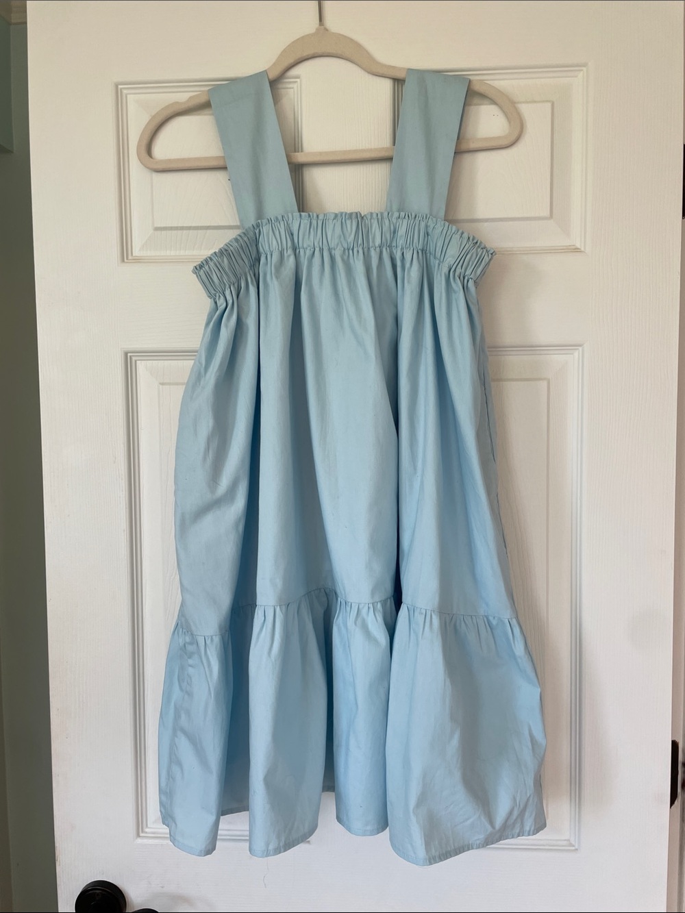 HYFVE Sky Blue Dress with Ruffled Trim M